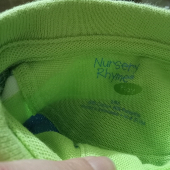 Nursery Rhyme Play Polo Onsie Set size 24M - Picture 4 of 4